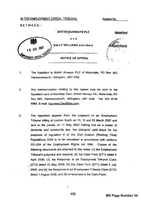 UKSC and JCPC electronic bundle sample - The Supreme Court