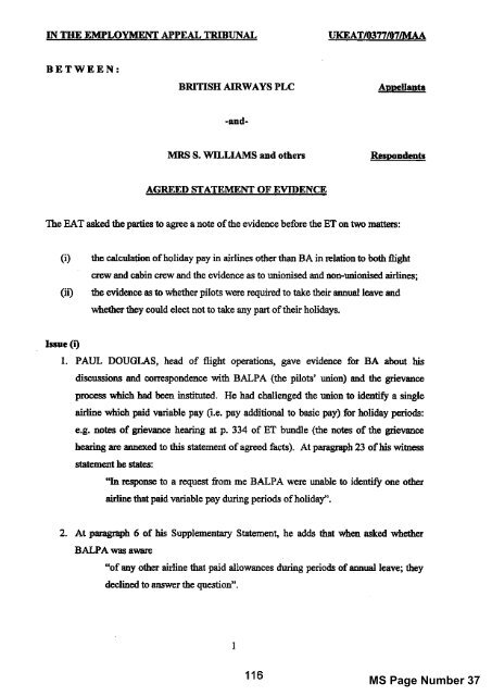 UKSC and JCPC electronic bundle sample - The Supreme Court