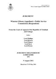 Judgments (PDF) - Judicial Committee of the Privy Council