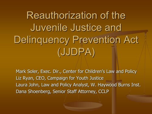 Update On Federal Legislation Affecting Detention Jdai Helpdesk