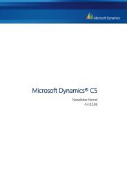 Microsoft DynamicsÂ® C5