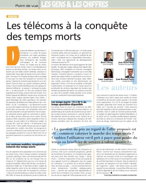 tÃ©lÃ©charger - Le Journal Des TÃ©lÃ©coms