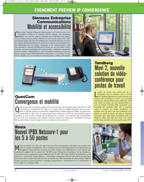 tÃ©lÃ©charger - Le Journal Des TÃ©lÃ©coms