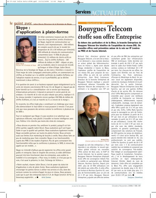 tÃ©lÃ©charger - Le Journal Des TÃ©lÃ©coms