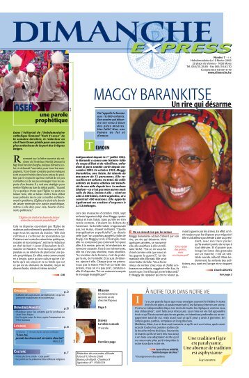 MAGGY BARANKITSE - Site de Jean-Yves Hayez.