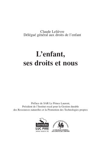 L'enfant, ses droits et nous - Pr Jean-Yves Hayez