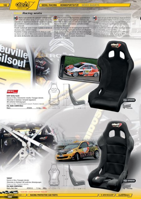 ATECH Racing seats - Jec Import SA