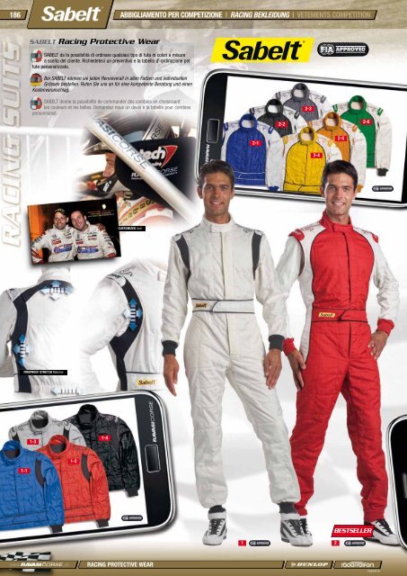SABELT Racing Protective Wear - Jec Import SA