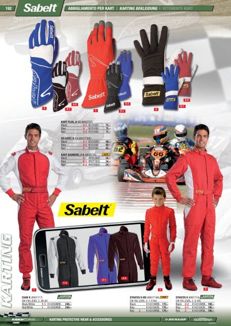 192-195 RAV 13 - Sabelt Kart+Teamwear - Jec Import SA