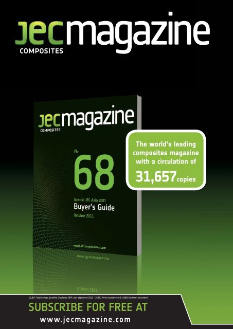 JEC Asia 2012 brochure - JEC Composites