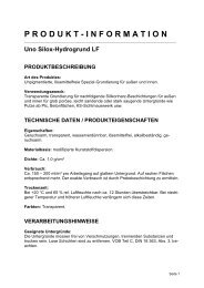 Technische Informationen (pdf) - Jedele