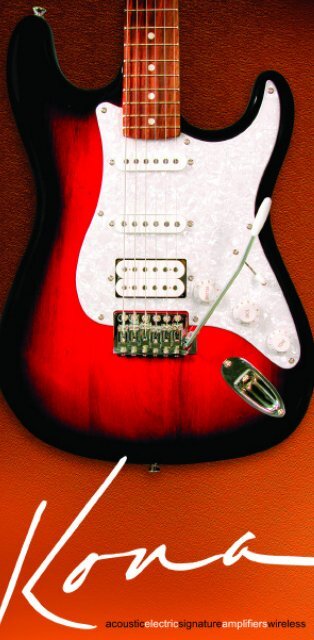 Kona electric guitar discount