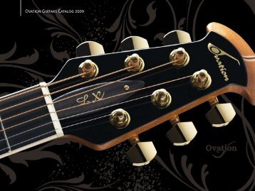 Ovation Guitars Catalog 2009 - Jedistar