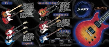 t5 blitz impact chaparral special bass - Slammer Guitars by Hamer