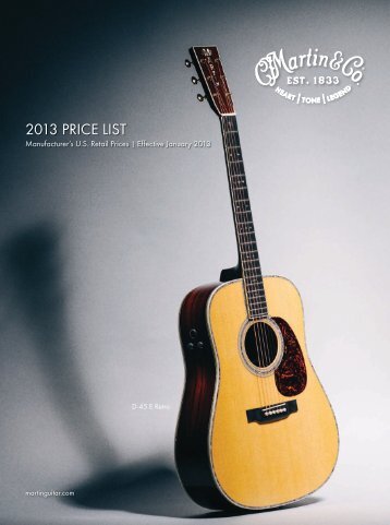 2013 Martin Pricelist - Jedistar