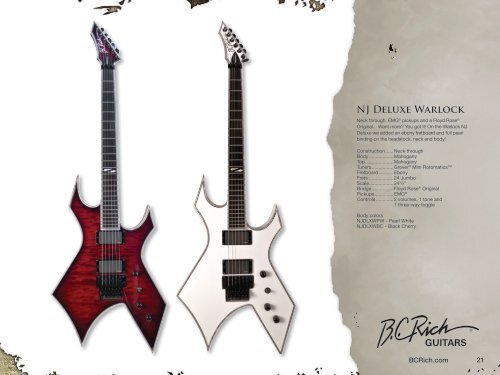 2012 NEW PRODUCTS - BC Rich Guitars
