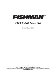 2005 Fishman pricelist - Jedistar