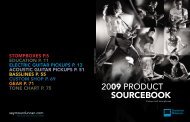 2009 PRODUCT SOURCEBOOK - Seymour Duncan