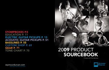 2009 PRODUCT SOURCEBOOK - Seymour Duncan