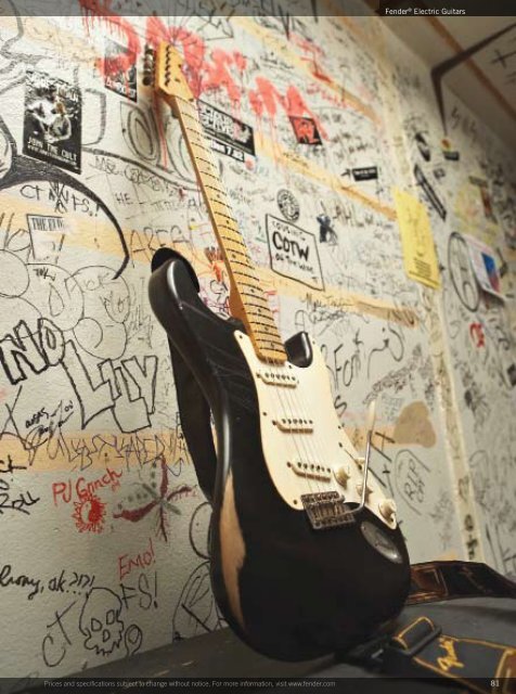 2009 Fender ® Frontline in-Store