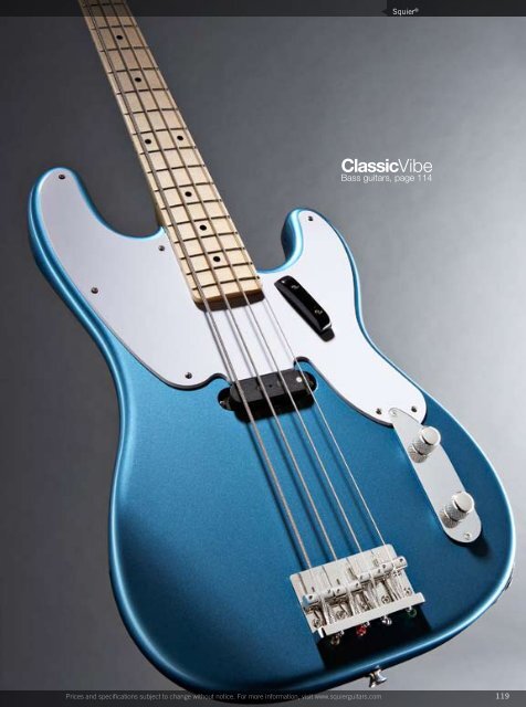 2010 price list - Fender