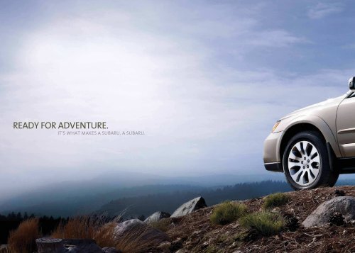 2008 Subaru Outback Brochure - Jeff Young Design