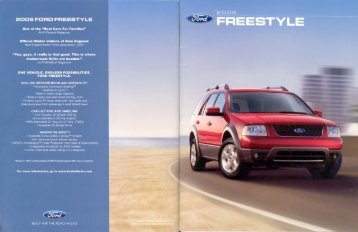 2006 Ford Freestyle Brochure - Jeff Young Design