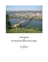 A Short History of The Steubenville Bridge