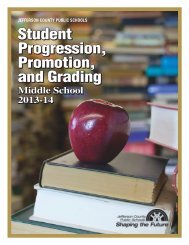 Student Progression Promotion And Grading Jefferson - 