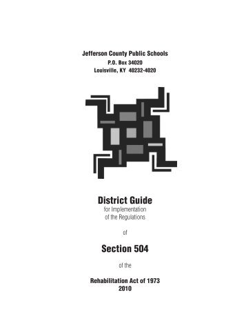 District Guide Section 504 - Jefferson County Public Schools