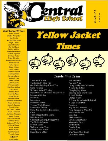 Inside this Issue - Jefferson County Public Schools
