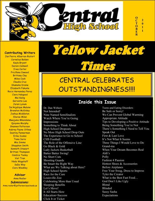 central celebrates outstandingness!!!! - Jefferson County Public ...