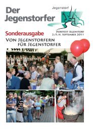 Sonderausgabe - Jegenstorf