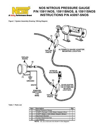 www.edelbrock.com TABLE O nos mini 2 stage wiring 