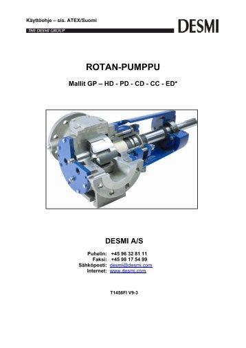ROTAN-PUMPPU Mallit GP â HD - PD - CD - CC - Desmi