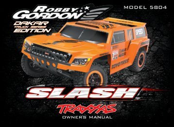 Dakar Slash (#5804) - Manual - Traxxas