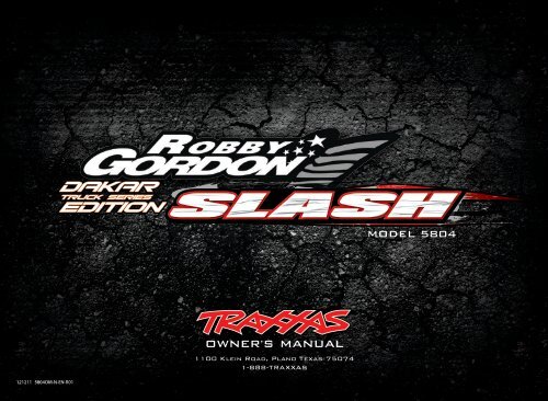 Dakar Slash (#5804) - Manual - Traxxas
