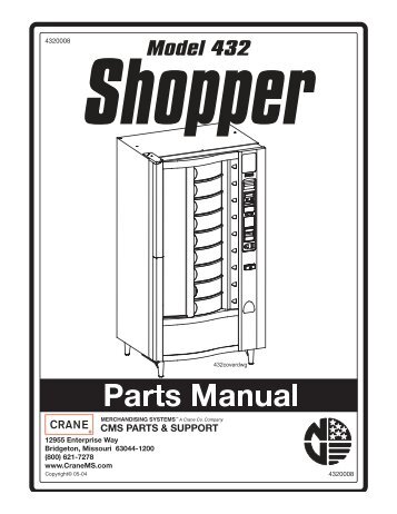 Shopper 2 Food Merchandiser Parts Manual - Jemphrey