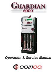 Operation & Service Manual - Vending World