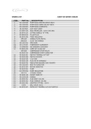 CADET SR WATER COOLED - Jemphrey