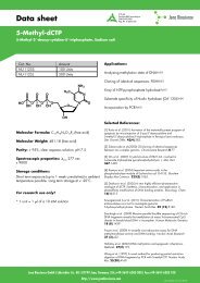 Data sheet - Jena Bioscience