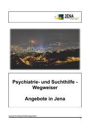 Psychiatrie- und Suchthilfe - Wegweiser Angebote in Jena