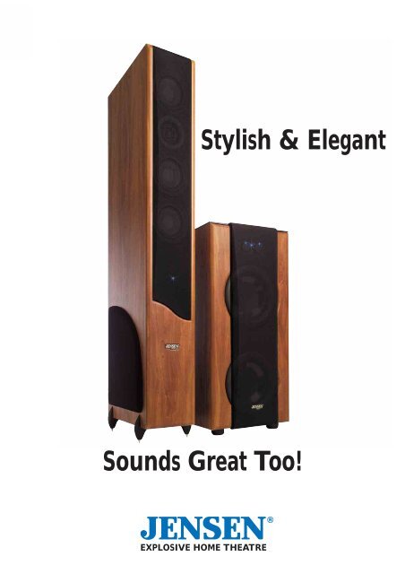 Stylish & Elegant Sounds Great Too! - Jensen Speakers