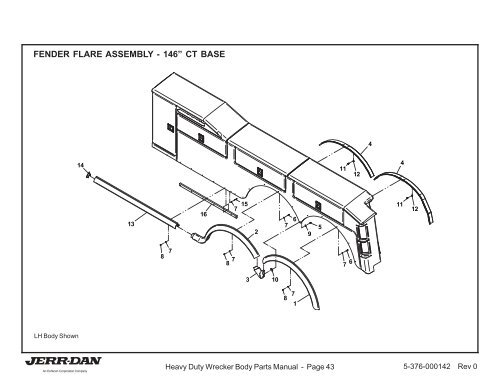 HEAVY DUTY WRECKER BODY PARTS MANUAL - Jerr-Dan