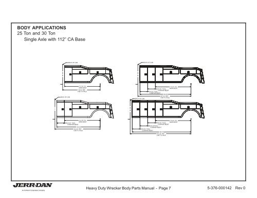 HEAVY DUTY WRECKER BODY PARTS MANUAL - Jerr-Dan