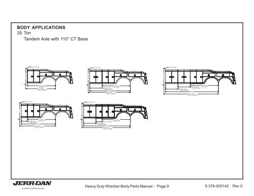 HEAVY DUTY WRECKER BODY PARTS MANUAL - Jerr-Dan