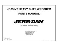 JD35INT HEAVY DUTY WRECKER PARTS MANUAL - Jerr-Dan