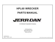 HPL60 WRECKER PARTS MANUAL - Jerr-Dan