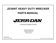 JD30INT HEAVY DUTY WRECKER PARTS MANUAL - Jerr-Dan