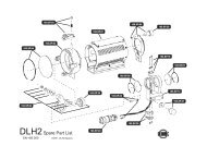 DLH2 Spare Part List 01/02 - Dedo Weigert Film Gmbh